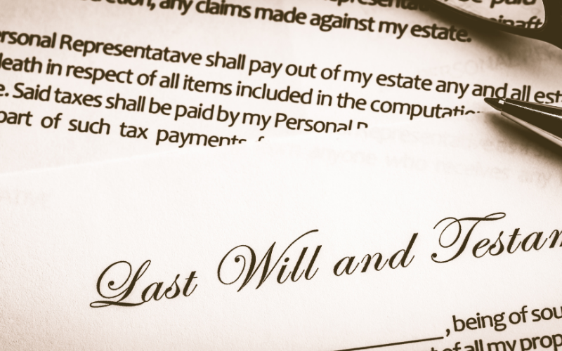 last will and testament